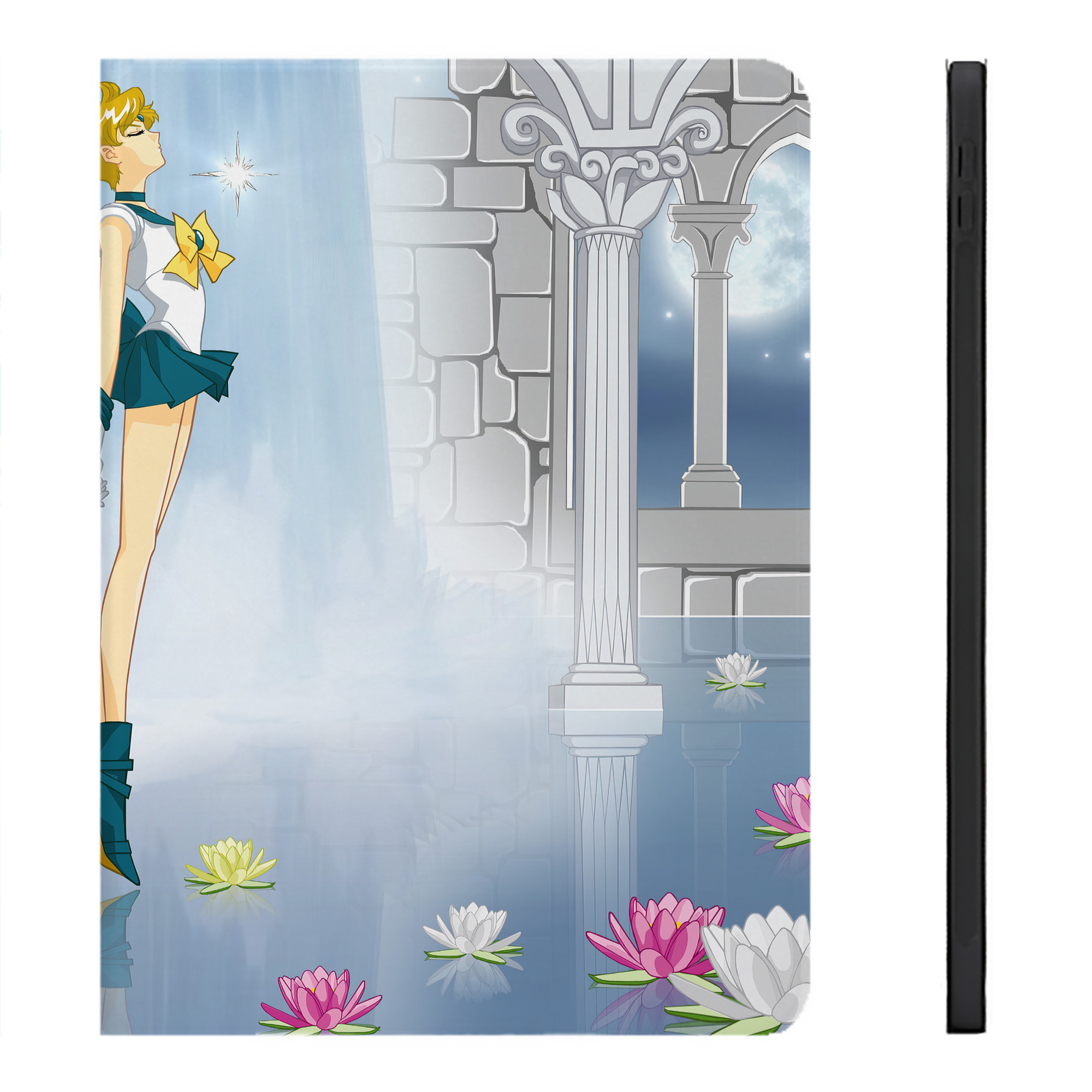 （画像用） 美少女戦士セーラームーン Sailor Moon IPadケース ペンホルダー付き ブックスタイルデザイン